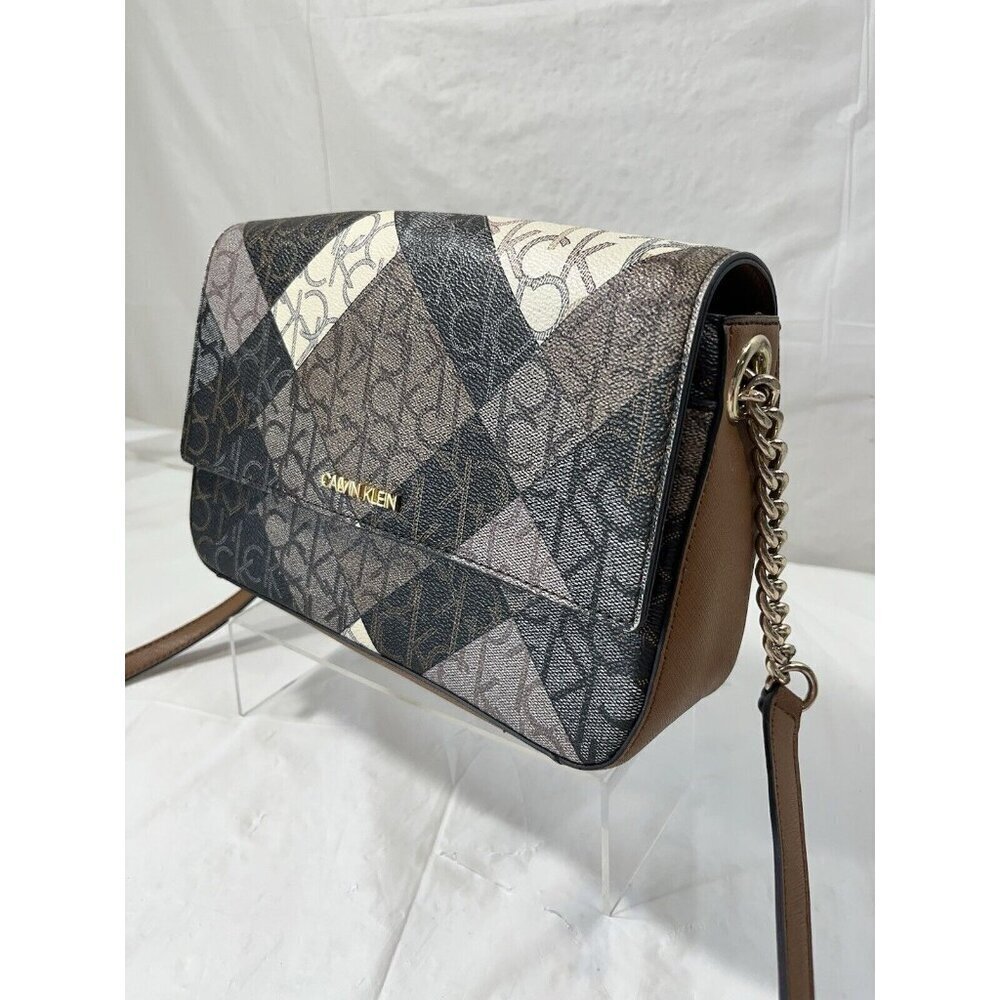 Calvin Klein Monogrammed Patchwork Crossbody - image 3